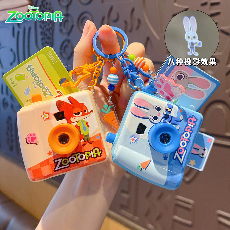 Party Games Kids - Original zootopia polaroid câmera chaveiro criativo