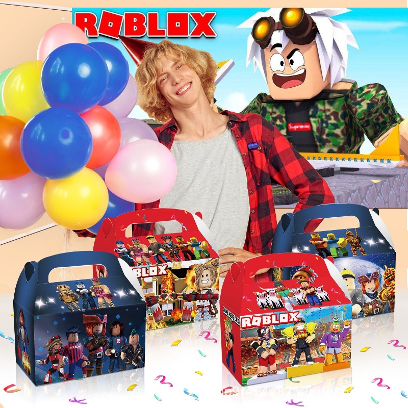 Party Games In Roblox - Conjunto de 12 Caixas de Presente
