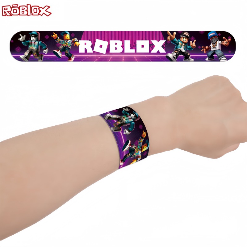 12/24 Peças Pulseiras Elástica - Party Games In Roblox avaliação e preço