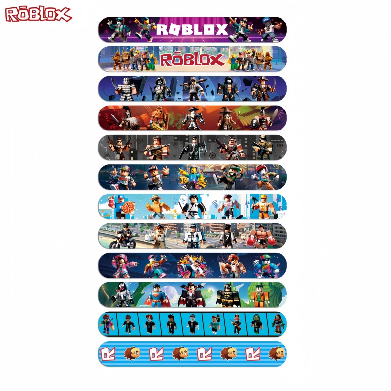 12/24 Peças Pulseiras Elástica - Party Games In Roblox avaliação e preço