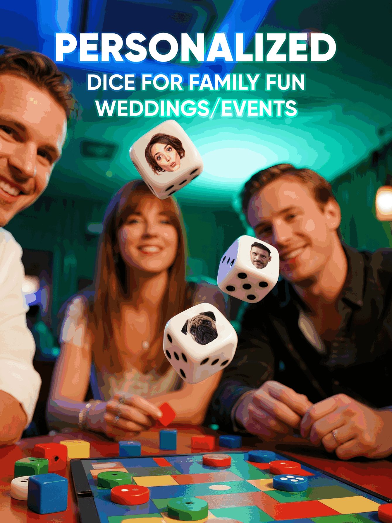 Dado de Rosto Personalizado, D - Party Family Games avaliação e preço
