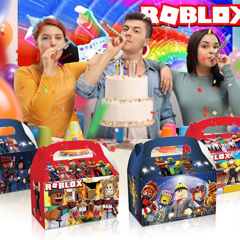 Conjunto de 12 Caixas de Prese - Party Games In Roblox avaliação e preço