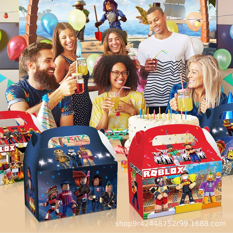 Conjunto de 12 Caixas de Prese - Party Games In Roblox avaliação e preço