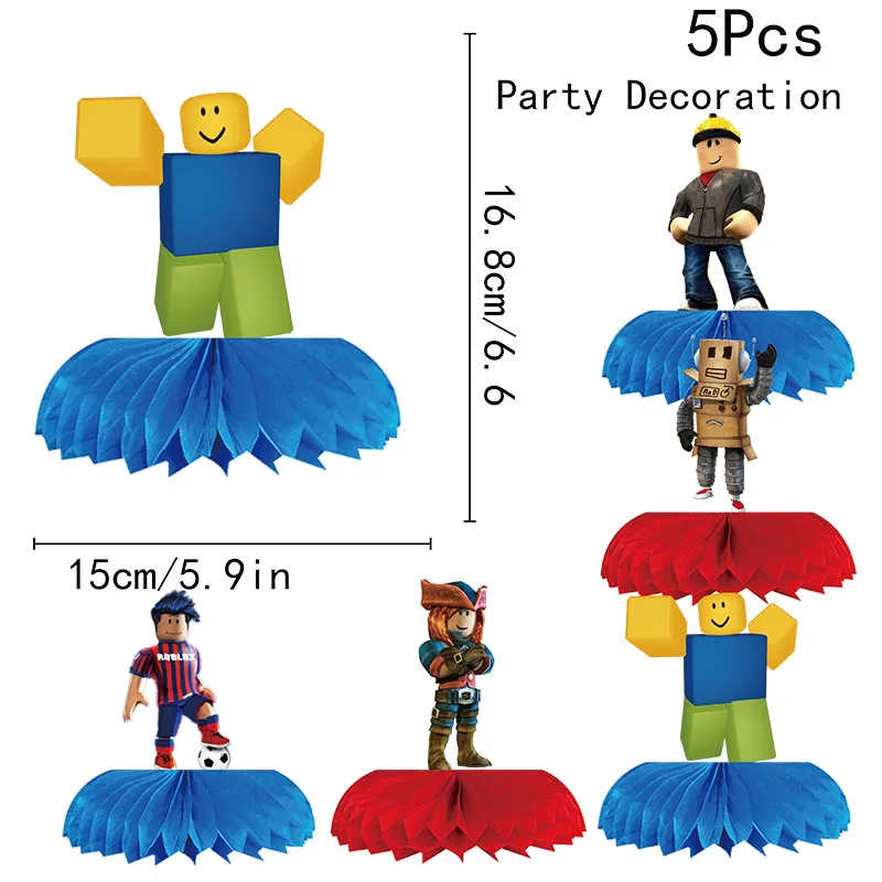 Decoração de Mesa 3D Dupla Fac - Party Games In Roblox avaliação e preço