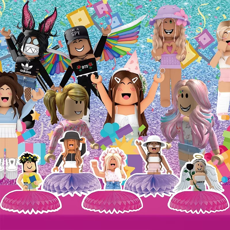 Decoração de Mesa 3D Dupla Fac - Party Games In Roblox avaliação e preço