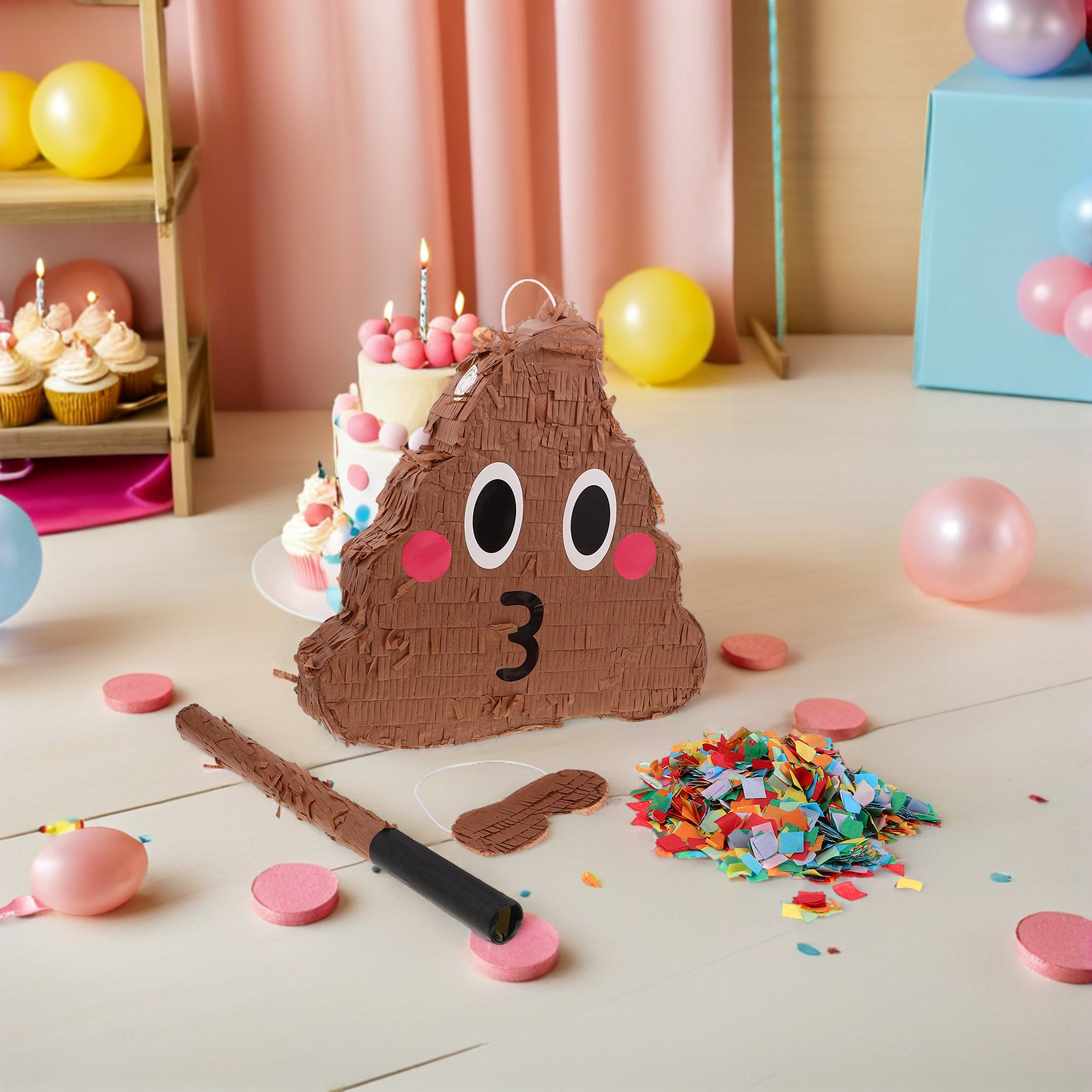 1 Conjunto de Piñata de Cocô c - Party Family Games avaliação e preço