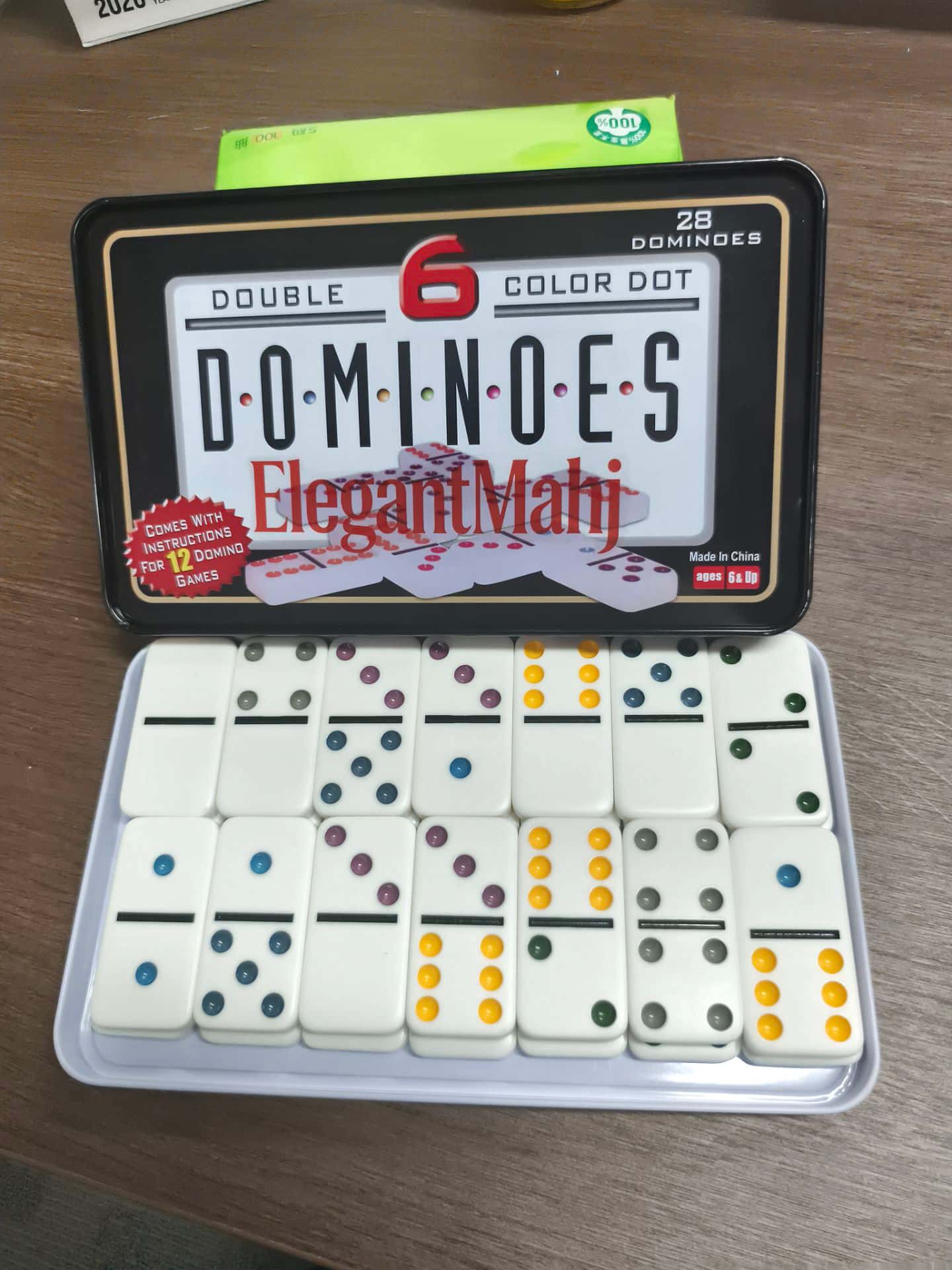 Conjunto de Dominó Elegante Ma - Party Family Games avaliação e preço