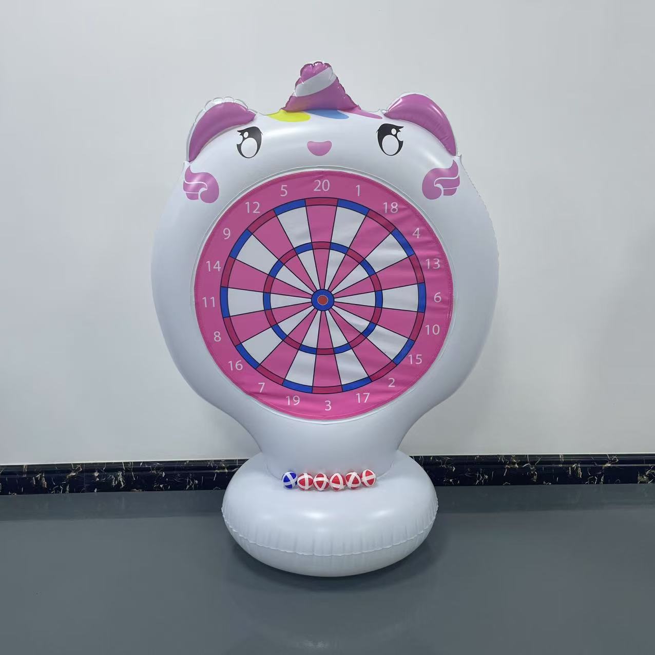 Unicórnio inflável jogando jog - Party Games Kids avaliação e preço