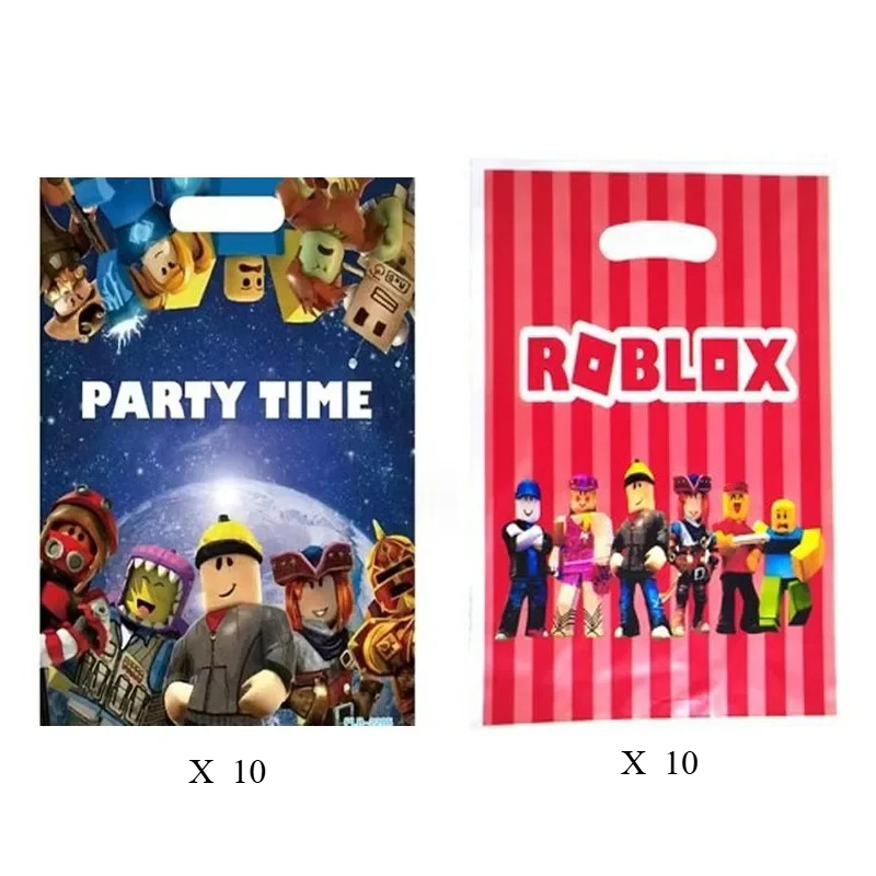 Sacolas Ecológicas Temáticas d - Party Games In Roblox avaliação e preço