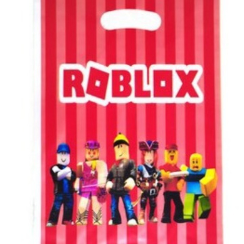 Sacolas Ecológicas Temáticas d - Party Games In Roblox avaliação e preço