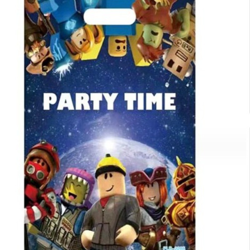 Sacolas Ecológicas Temáticas d - Party Games In Roblox avaliação e preço
